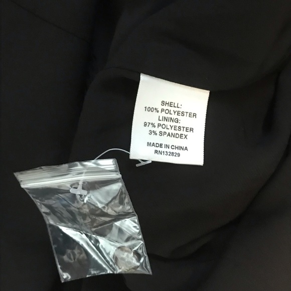 House of Harlow 1960 & Revolve Black Ruffle Neck Long Sleeve Mini Dress - Picture 4 of 7